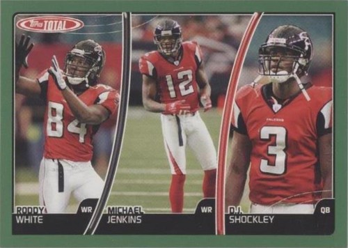 2007 Topps Total D.J. Shockley Michael Jenkins Roddy White #99