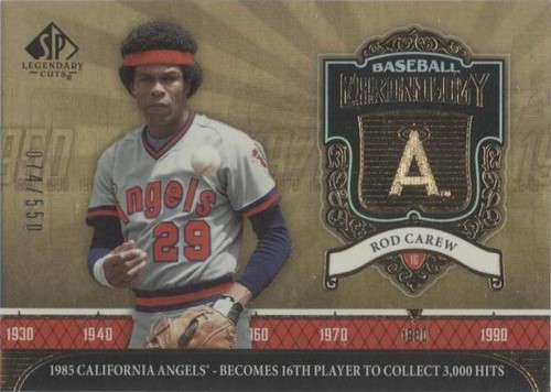 2006 SP Legendary Cuts - Rod Carew #BC-CA
