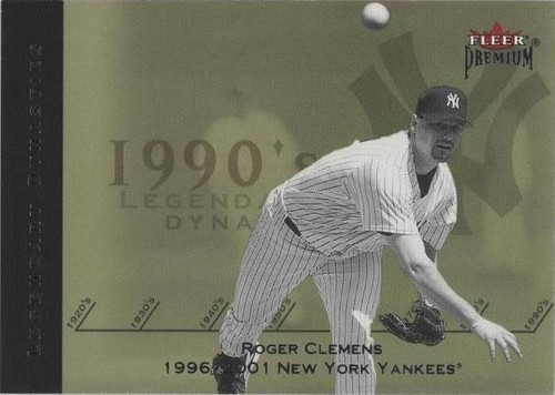 2002 Fleer Premium - Roger Clemens #33 LD