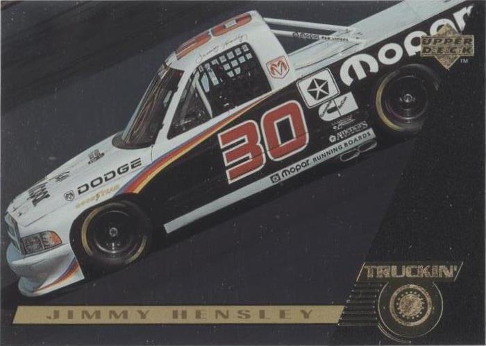 1996 Upper Deck Road to the Cup - Jimmy Hensley #RC140