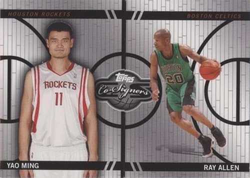 2008-09 Topps Co-Signers - Ray Allen/Yao Ming #CF-22-27