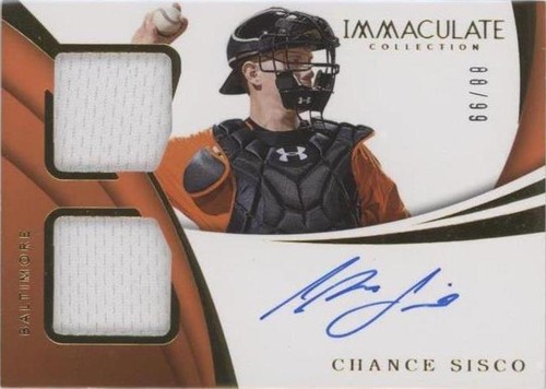 2018 Panini Immaculate Collection - Chance Sisco #RDM-CS