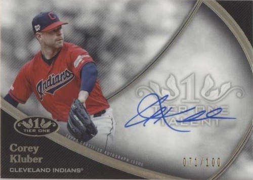 2020 Topps Tier One - Corey Kluber #T1TA-CKL