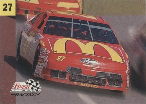 1993 Pro Set Finish Line - Hut Stricklin #136