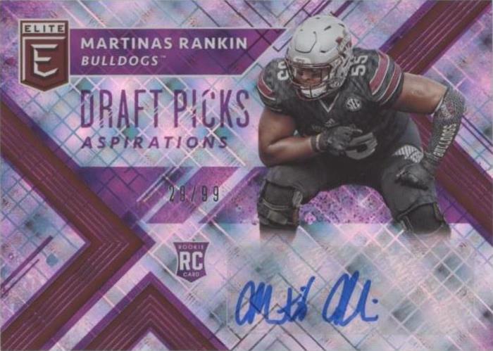 2018 Panini Elite Draft Picks Martinas Rankin #266