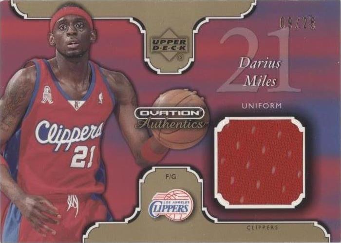 2002-03 Upper Deck Ovation - Darius Miles #DM-U