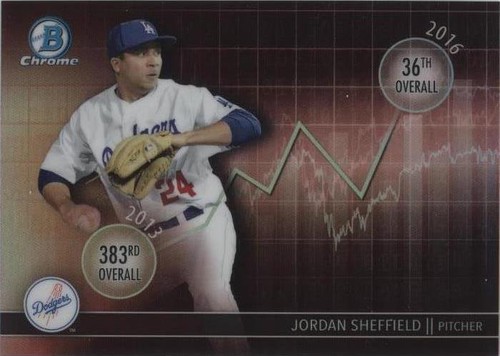 2016 Bowman Draft - Jordan Sheffield #DD-JS
