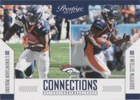 2012 Playoff Prestige Knowshon Moreno Willis McGahee #20