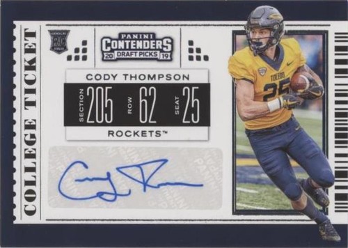 2019 Panini Contenders Draft Picks Cody Thompson #290
