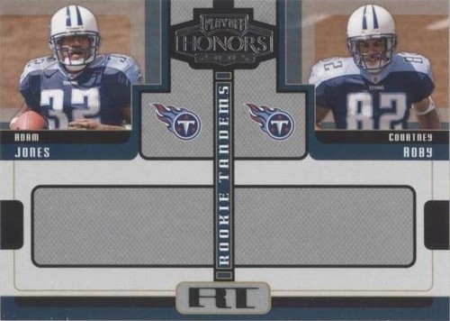 2005 Playoff Honors Adam Jones Courtney Roby #RT-4