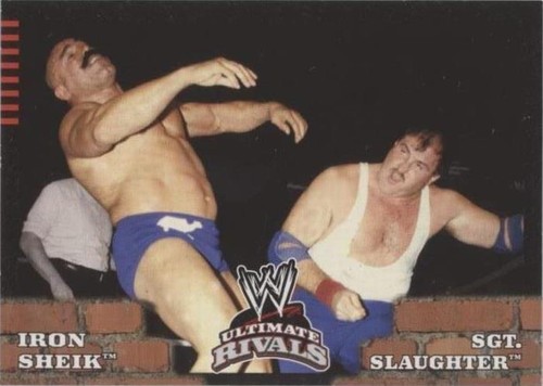 2008 Topps WWE Ultimate Rivals - Iron Sheik Sgt. Slaughter #74