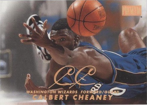 1998-99 Skybox Premium - Calbert Cheaney #64
