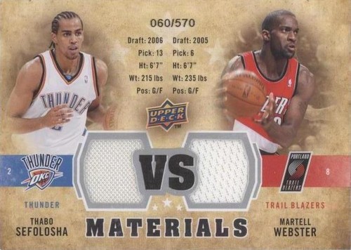 2009-10 Upper Deck - Thabo Sefolosha/Martell Webster #VS-TM