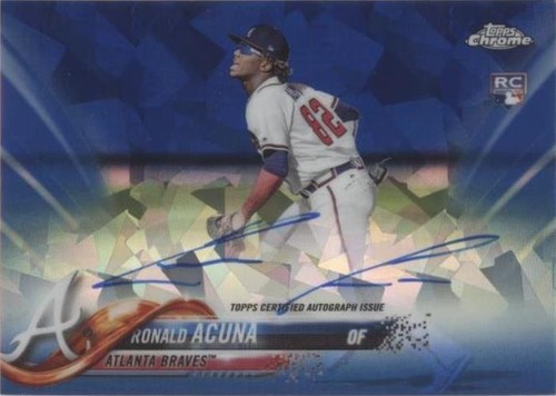 2018 Topps Chrome Sapphire Edition - Ronald Acuña Jr. #AC-RA