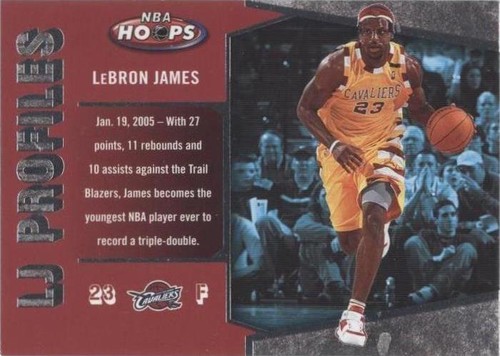 2005-06 NBA Hoops - LeBron James #LBJ-23