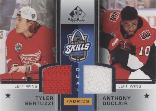 2020-21 Upper Deck SP Game Used - Anthony Duclair Tyler Bertuzzi #ASD-DB