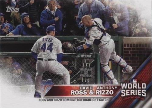2016 Topps World Series Champions - Anthony Rizzo David Ross #WS-7