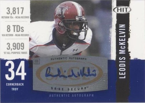 2008 SAGE Hit Leodis McKelvin #A93