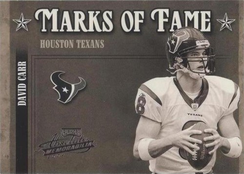 2004 Playoff Absolute Memorabilia David Carr #MOF-8