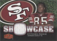 2006 Flair Showcase Vernon Davis #SHS-VD