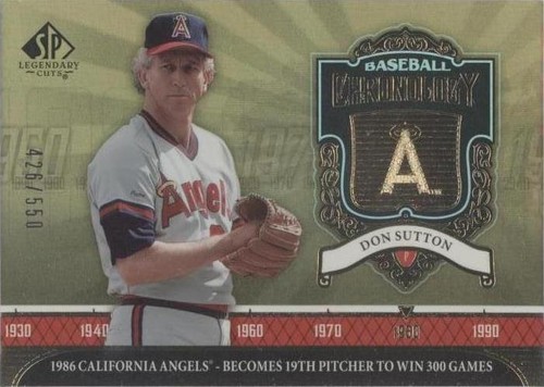 2006 SP Legendary Cuts - Don Sutton #BC-DS