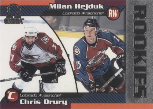1998-99 Pacific Omega - Chris Drury Milan Hejduk #67