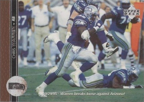 1996 Upper Deck Chris Warren #208