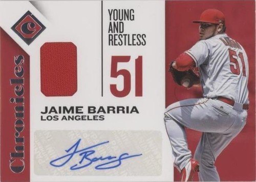 2018 Panini Chronicles - Jaime Barria #CSS-JB