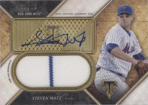 2017 Topps Triple Threads - Steven Matz #UAJR-SM