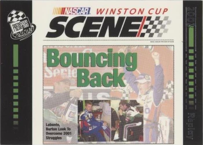2003 Press Pass - Bobby Labonte Jeff Burton #70
