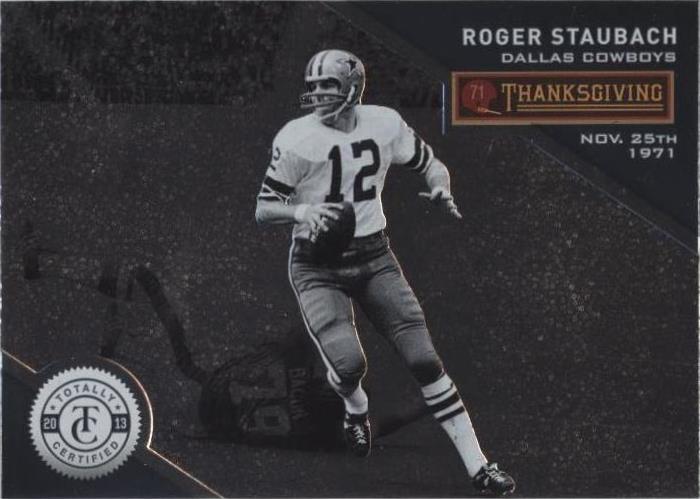 2013 Panini Totally Certified Roger Staubach #88