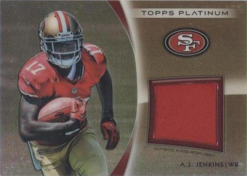 2012 Topps Platinum A.J. Jenkins #PRR-AJJ