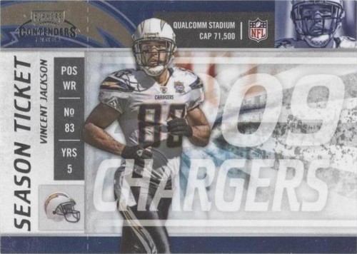 2009 Playoff Contenders Vincent Jackson #82