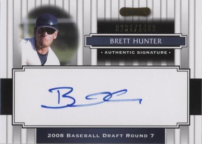 2008 Razor Signature Series - Brett Hunter #179
