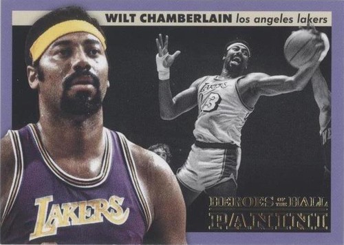 Wilt Chamberlain GAME WORN patch. You can tell where it's