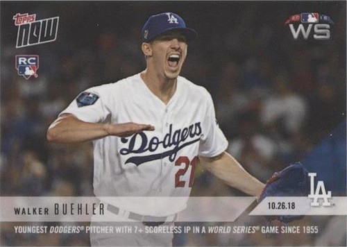 2018 Topps Now - Walker Buehler #936