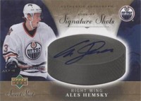 2006-07 Upper Deck Sweet Shot - Ales Hemsky #SS-AH