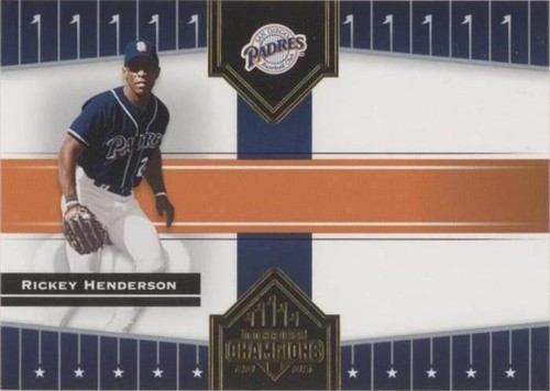 2005 Donruss Champions - Rickey Henderson #311