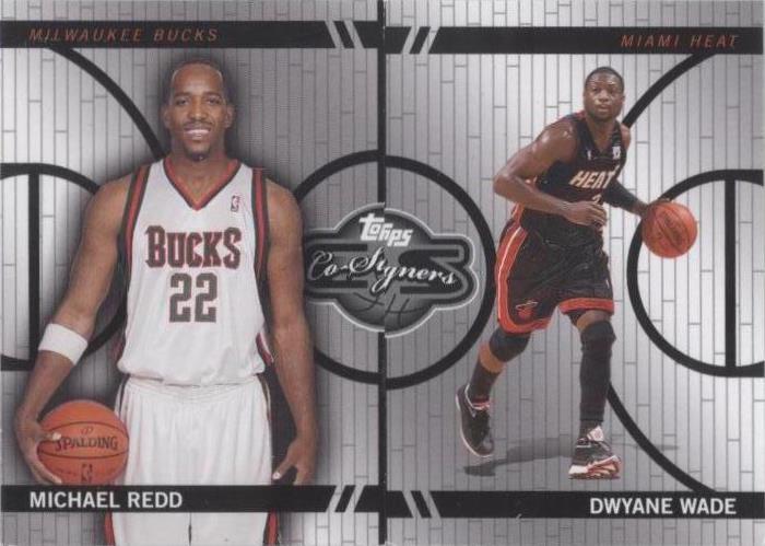 2008-09 Topps Co-Signers - Michael Redd/Dwyane Wade #CF-25-30