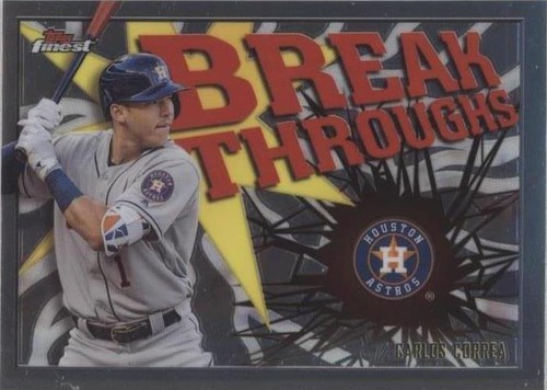 2017 Topps Finest - Carlos Correa #FB-CC