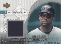 2002 Upper Deck - Charles Johnson #PJ-CJ