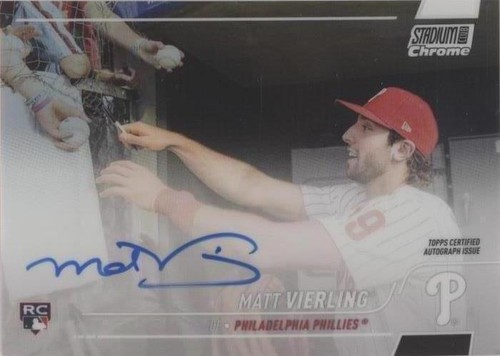 2022 Topps Stadium Club Chrome - Matt Vierling #SCCBA-MV