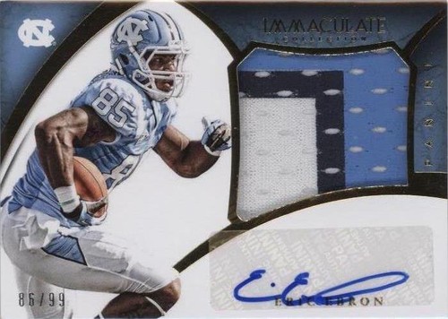 2015 Panini Immaculate Collection Collegiate Eric Ebron #23