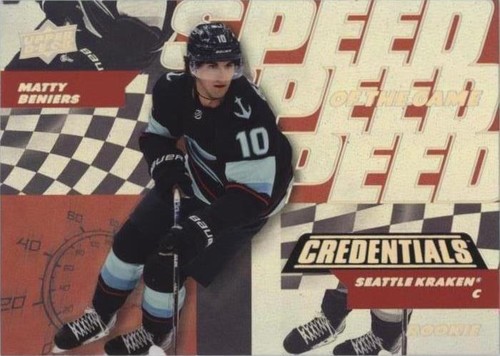 2022-23 Upper Deck Credentials - Matty Beniers #SGR-2