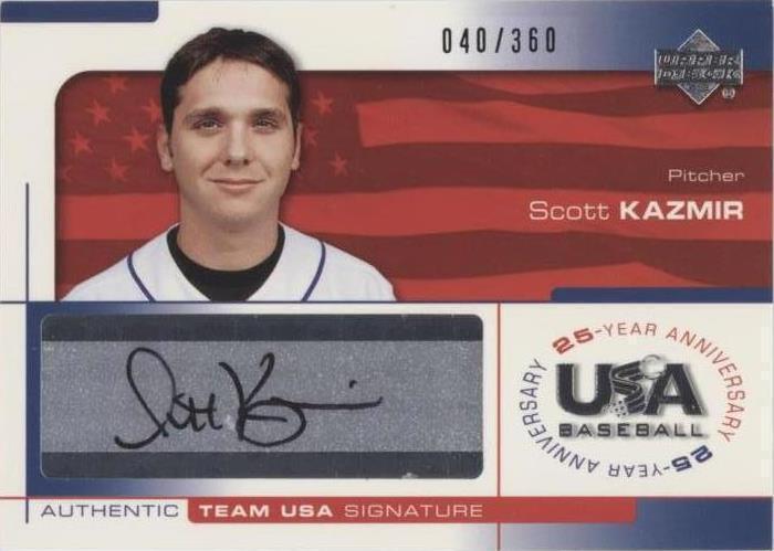 2004 Upper Deck EE. UU. Béisbol 25 Aniversario - Scott Kazmir #KAZ
