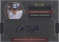 2008 Razor Signature Series Metal - Cutter Dykstra #AU-CTD