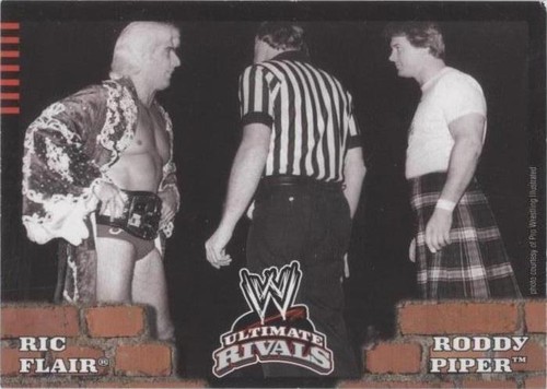 2008 Topps WWE Ultimate Rivals - Ric Flair Roddy Piper #85