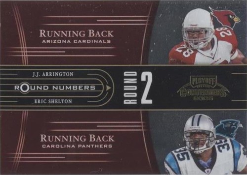 2005 Playoff Contenders Eric Shelton J.J. Arrington #RN-7