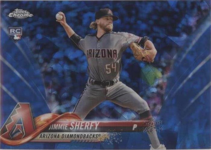 2018 Topps Chrome Sapphire Edition - Jimmie Sherfy #174