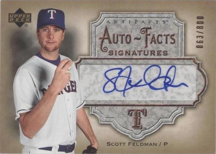 2006 Upper Deck Artifacts - Scott Feldman #AF-SF